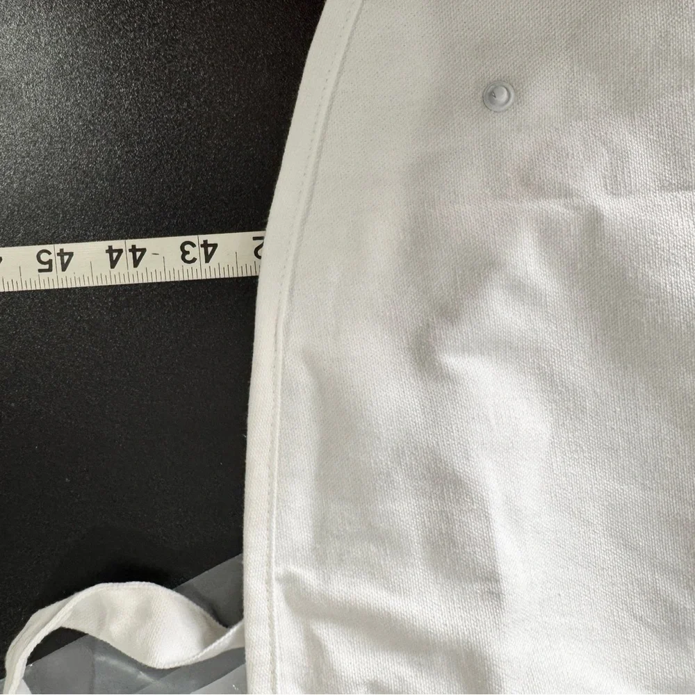 Gucci White Garment Bag Huge Zip Snap Fold Handles